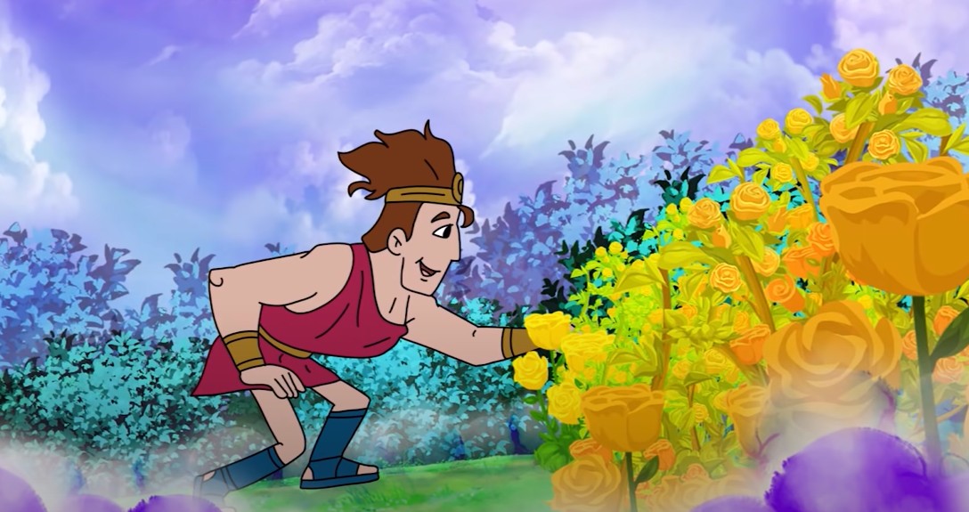 Sự tích hoa hồng vàng