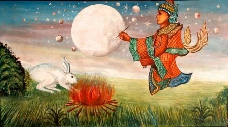 Nghe kể chuyện cổ tích - Sự tích hình thỏ mặt trăng