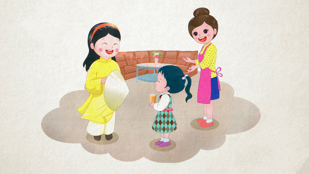 Lời chào đi trước