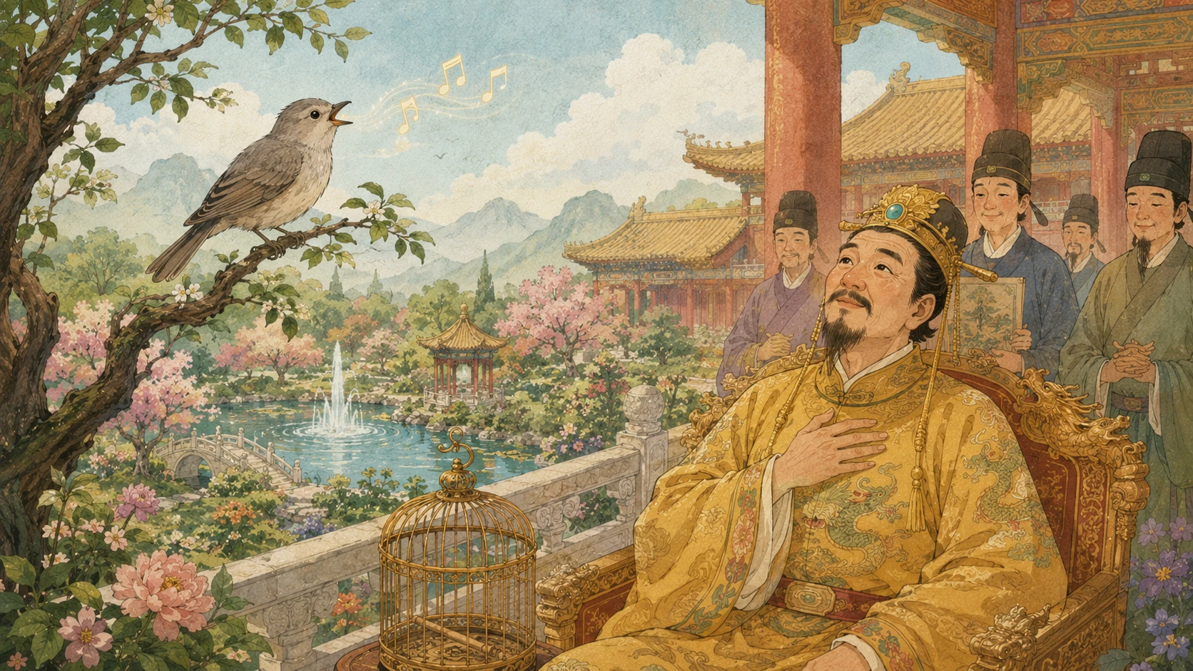 Nghe kể chuyện cổ tích - Chim sơn ca của hoàng đế