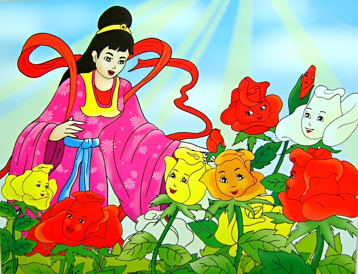 Nghe kể chuyện cổ tích - Sự tích hoa hồng