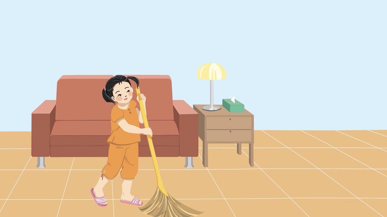 Bé Mai đã lớn