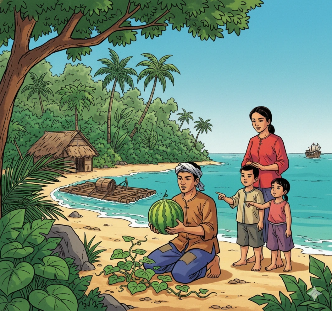 Nghe kể chuyện cổ tích - Sự tích dưa hấu