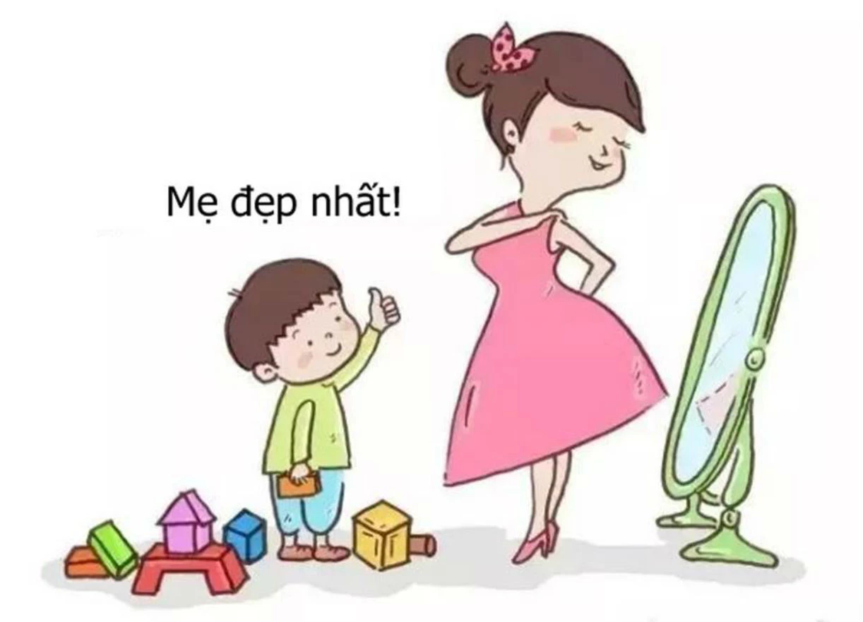 Mẹ mình đẹp nhất