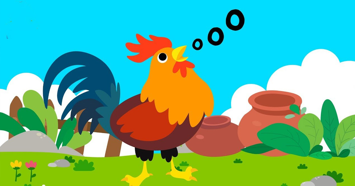 Nghe kể chuyện cổ tích thiếu nhi - Gà trống mượn tai