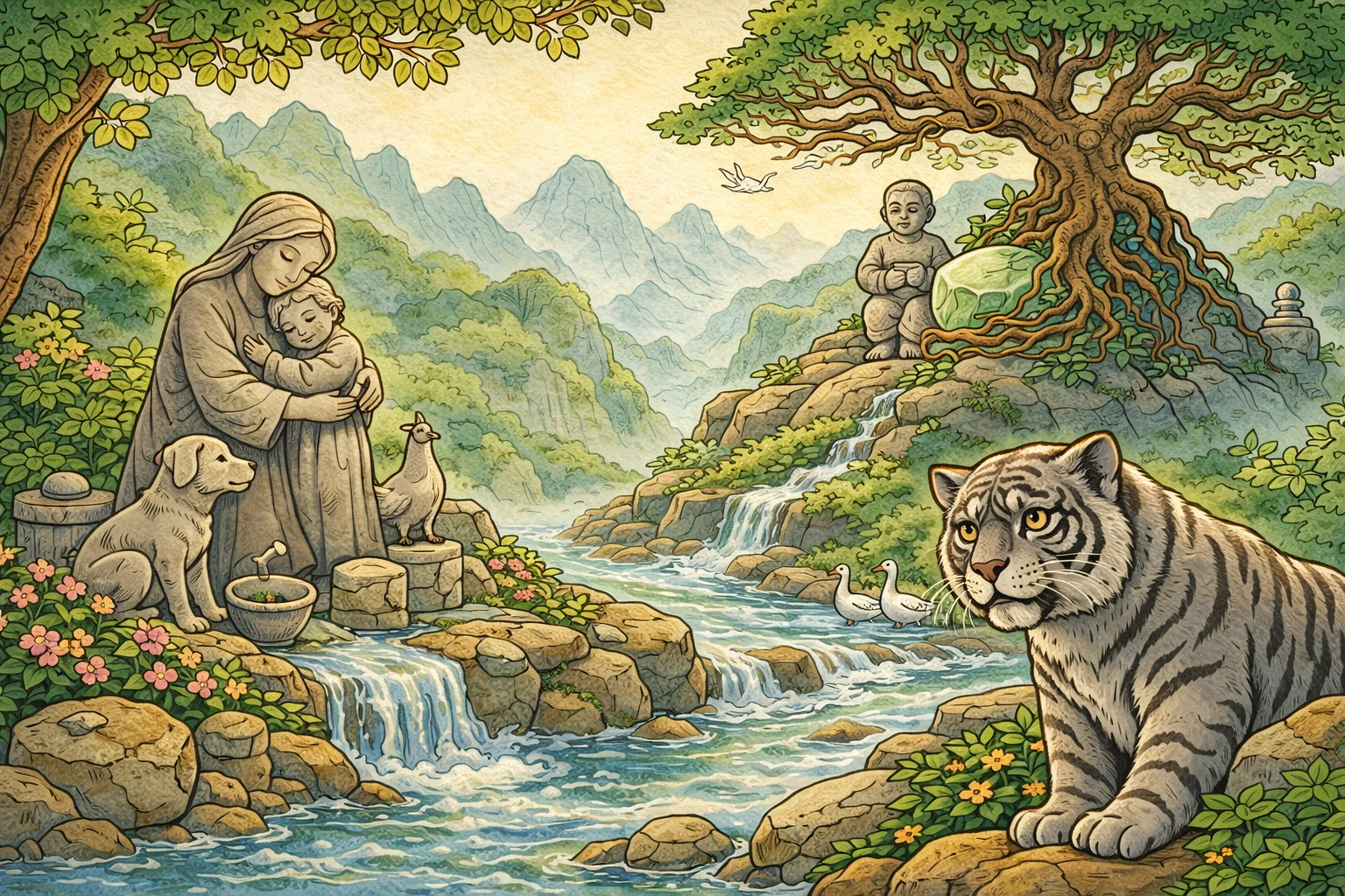 Nghe kể chuyện cổ tích - Sự tích núi Mẫu Tử